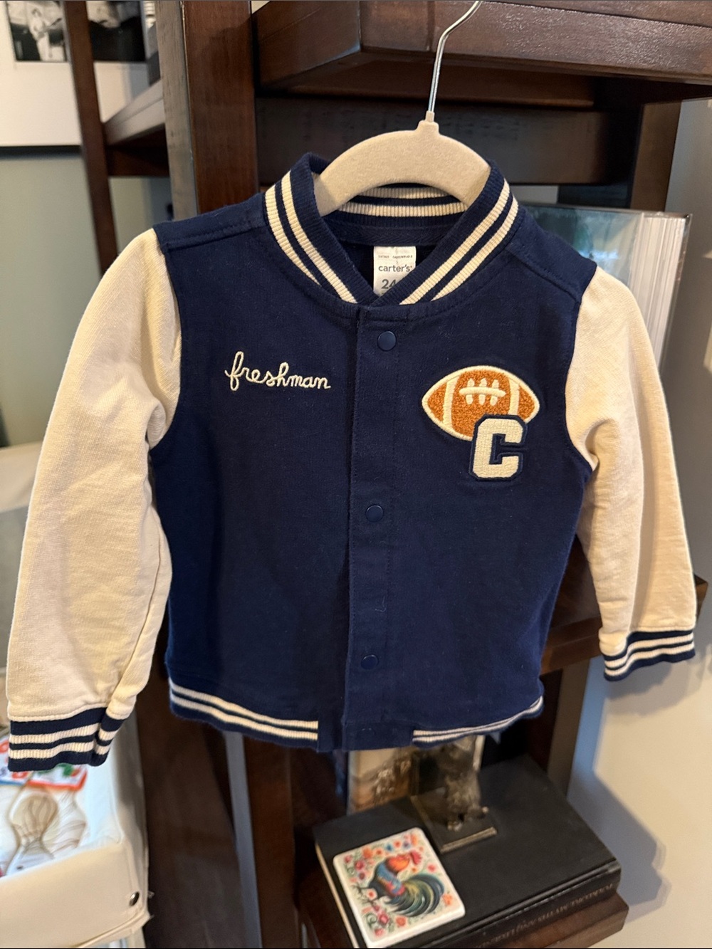 Carters football jacket 24m